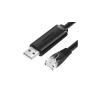UGREEN Konzolový kabel pro síťová zařízení UGREEN CM204 USB - RJ45, 1,5 m (černý)