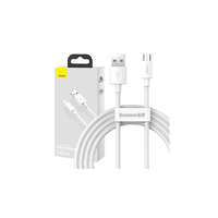 Baseus Adatkábel készlet Baseus Simple Wisdom USB - Micro 2.1A (2 db/készlet) 1,5 m fehér