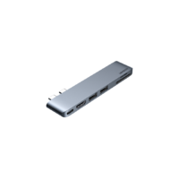 UGREEN Adaptér 6 v 1 UGREEN CM380 USB-C Hub pro MacBook Air / Pro (šedý)