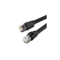 UGREEN Plochý kabel UGREEN NW134 Ethernet RJ45, Cat 8 U/FTP 3m (černý)