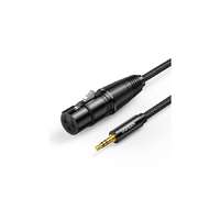 UGREEN Kabel XLR na jack UGREEN AV182 3,5 mm AUX 1m (černý)