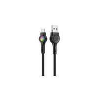 Vipfan Kabel USB-Micro USB Vipfan Colorful X08, 3A, 1,2 m (černý)
