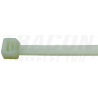 Tracon Hőálló kábelkábelkötegelő, natúr 365×7,8mm, D=8-100mm, PA6.6, +105°C/135°C