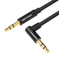 Vention Cable Audio 90 degree mini jack 3,5mm AUX Vention BAKBD-T 0.5m (black)