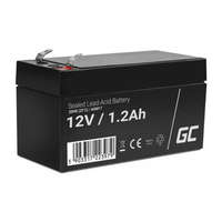 Green Cell Újratölthető akkumulátor AGM 12V 1,2Ah Karbantartást nem igénylő akkumulátor UPS ALARM-hoz