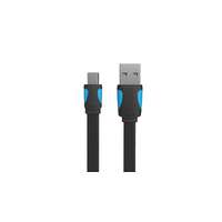 Vention Flat USB 2.0 A to Mini 5-pin cable Vention VAS-A14-B050 2A 0.5m Black