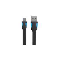 Vention Flat USB 2.0 A to Mini 5-pin cable Vention VAS-A14-B100 2A 1m Black
