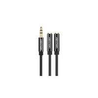 Vention Audio Splitter 3.5mm Male to 2x 3.5mm Female Vention BBSBY 0.3m Black