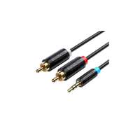 Vention Cable Audio 3.5mm to 2x RCA Vention BCLBH 2m Black