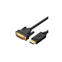 UGREEN DisplayPort to DVI Cable UGREEN DP103, FullHD, unidirectional, 1,5m (black)