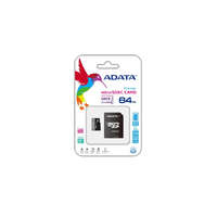 ADATA ADATA Memóriakártya MicroSDXC 64GB + UHS-I CL10 adapter (50/10)