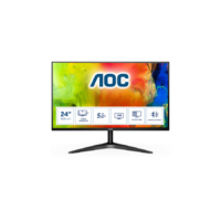 AOC AOC monitor 23,6" 24B1H, 1920x1080, 16:9, 250cd/m2, 5ms, VGA/HDMI