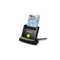 AXAGON AXAGON CRE-SM2 4-FOGLALATÚ SMART CARD OLVASÓ (Univerzális Smart / ID és SD / microSD / SIM kártyaolvasó)