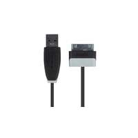 Bandridge Szinkron és Töltő Kábel Samsung 30 Pólusú Dugasz - USB A Dugó 1.00 m Fekete