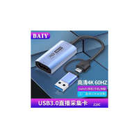 BLACKBIRD BLACKBIRD Adapter HDMI Female 4K 60Hz to USB 3.0/USB-C Male, Kék