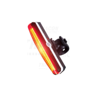 Tracon Akkumulátoros LED bicikli lámpa, hátsó, piros 1,5 W, 3.7V 500 mAh, 100 lm, 2 h, IP65