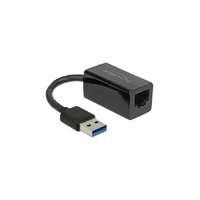 DELOCK DELOCK Átalakító USB 3.2 Gen 1 Type-A male > Gigabit LAN kompakt fekete