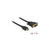 DELOCK DELOCK kábel HDMI male > DVI 24+1 male kétirányú 1m