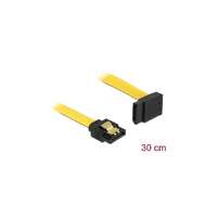 DELOCK DELOCK kábel SATA 6 Gb/s egyenes-90 fok fel 30cm sárga