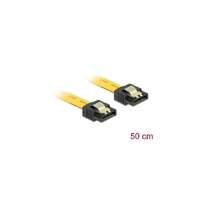 DELOCK DELOCK kábel SATA 6 Gb/s egyenes 50cm sárga