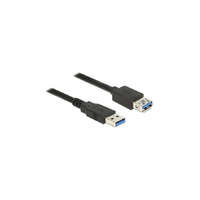 DELOCK DELOCK kábel USB 3.0 Type-A férfi / női hosszabbító 0.5m fekete