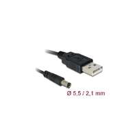 DELOCK DELOCK Tápkábel USB > DC 5.5 x 2.1mm male 1m