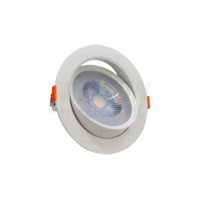 Tracon Beépíthető álmennyezeti LED lámpatest, forgatható 200-240 V, 50Hz, 12W, 4000K, 960lm, 38°, IP20, EEI=G