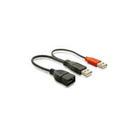 DELOCK DELOCK kábel Y 2x USB 2.0 Type-A male > 1x USB 2.0 Type-A female 20cm