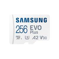 Samsung EVO Plus microSDXC memóriakártya, 256 GB (Class10)