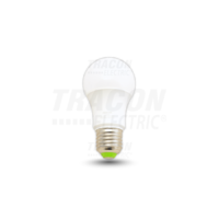 Tracon Gömb burájú LED fényforrás 230 V, 50 Hz, 5 W, 4000 K, E27, 400 lm, 200°, A55, EEI=G