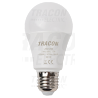 Tracon Gömb burájú LED fényforrás 230 V, 50 Hz, 12 W,4000 K, E27, 1450 lm, 200°, A60, EEI=E