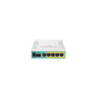 MikroTik LAN/WIFI MikroTik hEX PoE 5x gigabites LAN porttal, 4xPoE ki, 1xSFP