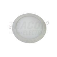 Tracon Beépíthető LED mélysugárzó, kerek, fehér 220-240 VAC, 6 W, 490 lm, D=118 mm, 4000 K, IP40, EEI=G