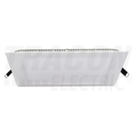 Tracon Négyzet alakú, süllyeszthető LED panel 220-240 VAC, 18 W, 1820 lm, 225×225 mm, 4000 K, IP40, EEI=F