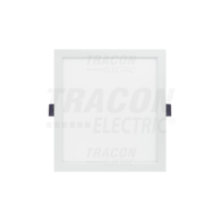 Tracon Védett, beépíthető LED mélysugárzó, négyzetes, fehér 220-240 VAC, 24 W, 4000 K, 2490 lm, IP44, EEI=F