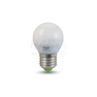 Tracon LED fényforrás 230 VAC, 5 W, 2700 K, E27, 380 lm, 200°, G45, EEI=G