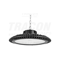 Tracon LED csarnokvilágító, kültéri, UFO forma 90-265 VAC, 150 W, 19500 lm, 4500 K, 50000 h, IP65, EEI=E