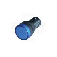 Tracon LED-es jelzőlámpa, kék 24V AC/DC, d=22mm