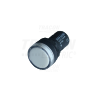 Tracon LED-es jelzőlámpa, fehér 24V AC/DC, d=16mm