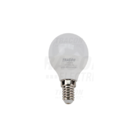 Tracon Gömb burájú LED fényforrás SAMSUNG chippel 230V,50Hz,5W,4000K,E14,460 lm,180°,G45,SAMSUNG chip, EEI=F