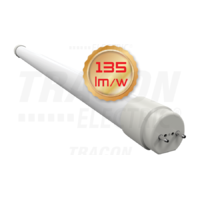 Tracon Üveg LED világító cső, opál burás 230 V, 50 Hz, G13, 18 W, 2450 lm, 6500 K, 200°, EEI=D