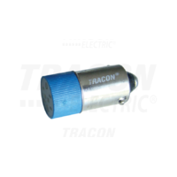 Tracon LED-es jelzőizzó, kék 24V AC/DC, Ba9s