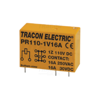 Tracon Print relé 110V DC / 1×CO (16A, 230V AC / 30V DC)