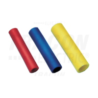 Tracon Szigetelt toldóhüvely, ónozott elektrolitréz, piros 1,5mm2, (L=25mm, d1=2,1mm), PVC