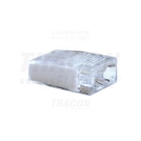 Tracon Csavar nélküli vezetékösszekötő, átlátszó/fehér 2×0,5-2,5mm2, 450VAC, max. 16A