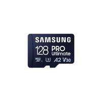 SMG PCC SAMSUNG Memóriakártya, PRO Ultimate 128GB, Class 10, V30, A2, Grade 3 (U3), R200/W130