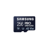 SMG PCC SAMSUNG Memóriakártya, PRO Ultimate 256GB, Class 10, V30, A2, Grade 3 (U3), R200/W130