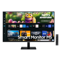 SMG MON SAMSUNG Smart VA monitor 32" M5, 1920x1080, 16:9, 250cd/m2, 4ms, 2xHDMI/2xUSB/WiFi/Bluetooth, hangszóró, fekete