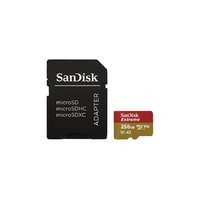 SANDISK SANDISK 121587, MICROSD EXTREME KÁRTYA 256GB, 190/130 MB/s, A2 C10 V30 UHS-I U3