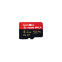 SANDISK SANDISK 214507, MICROSD EXTREME PRO KÁRTYA 512GB, 200/140 MB/s, A2 C10 V30 UHS-I U3